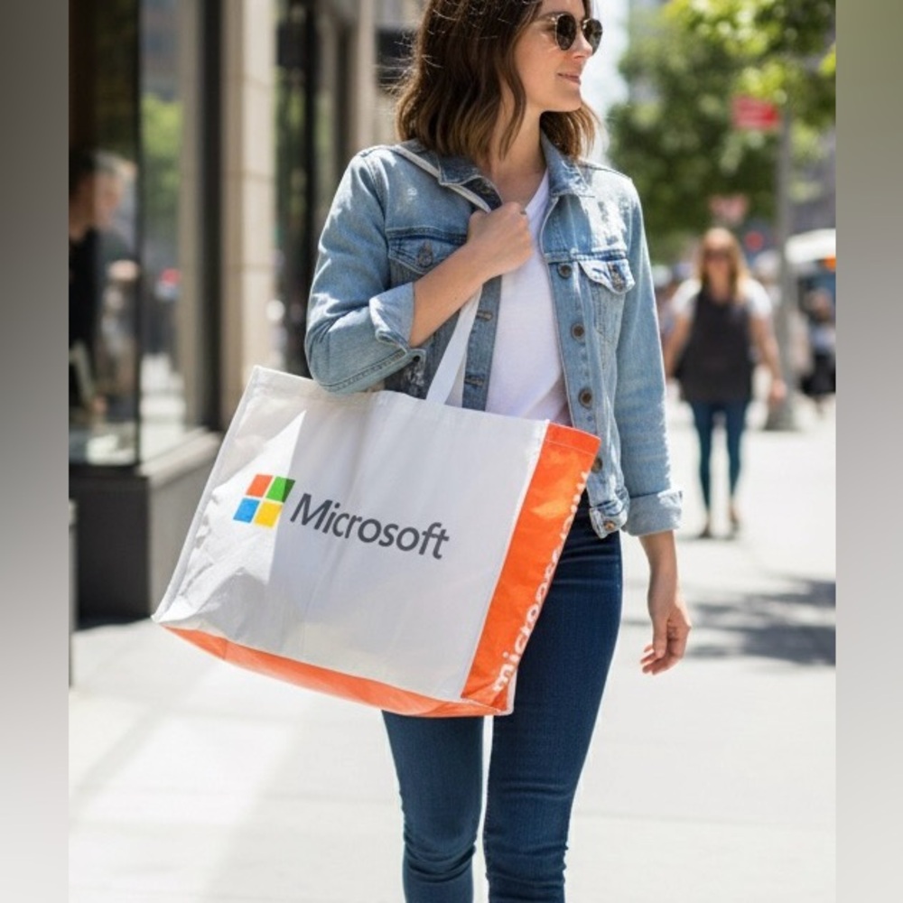 Official Microsoft Store Reusable Shopper Bag
